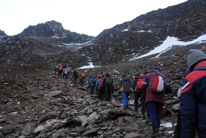 Road for Roopkund Trek